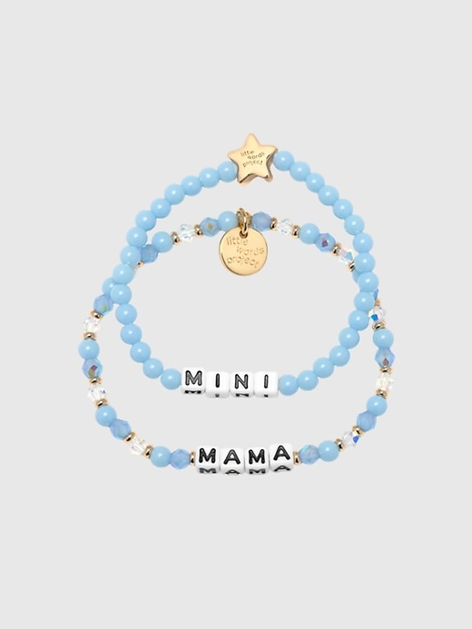 Image number 1 showing, Little Words Project Mama and Mini Bracelet Set