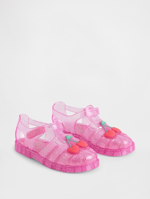 Image number 2 showing, Toddler Graphic Fisherman Jelly Sandals