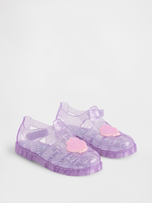 Image number 2 showing, Toddler Graphic Fisherman Jelly Sandals