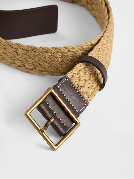 Image number 2 showing, Raffia Belt