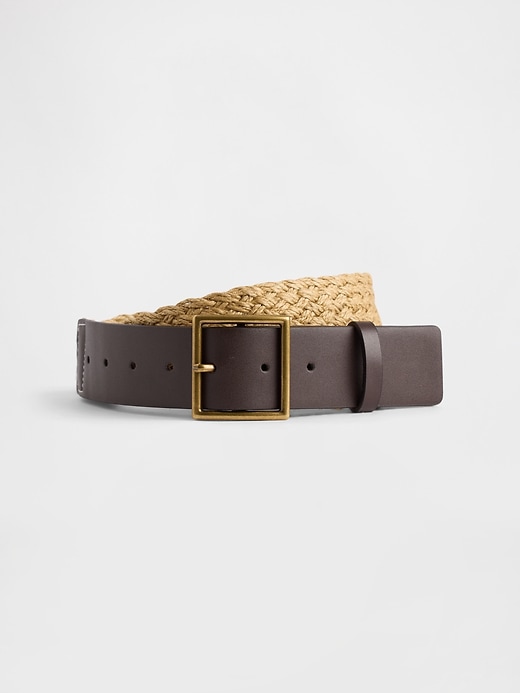 Image number 1 showing, Raffia Belt