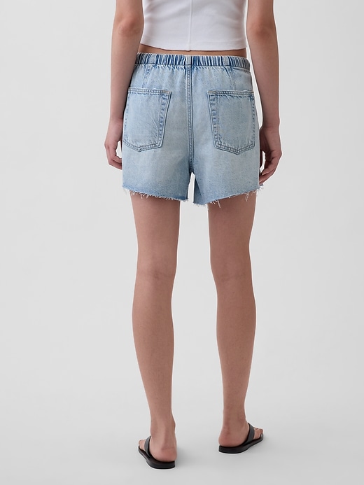 Image number 4 showing, UltraSoft Low Slung Easy Denim Shorts