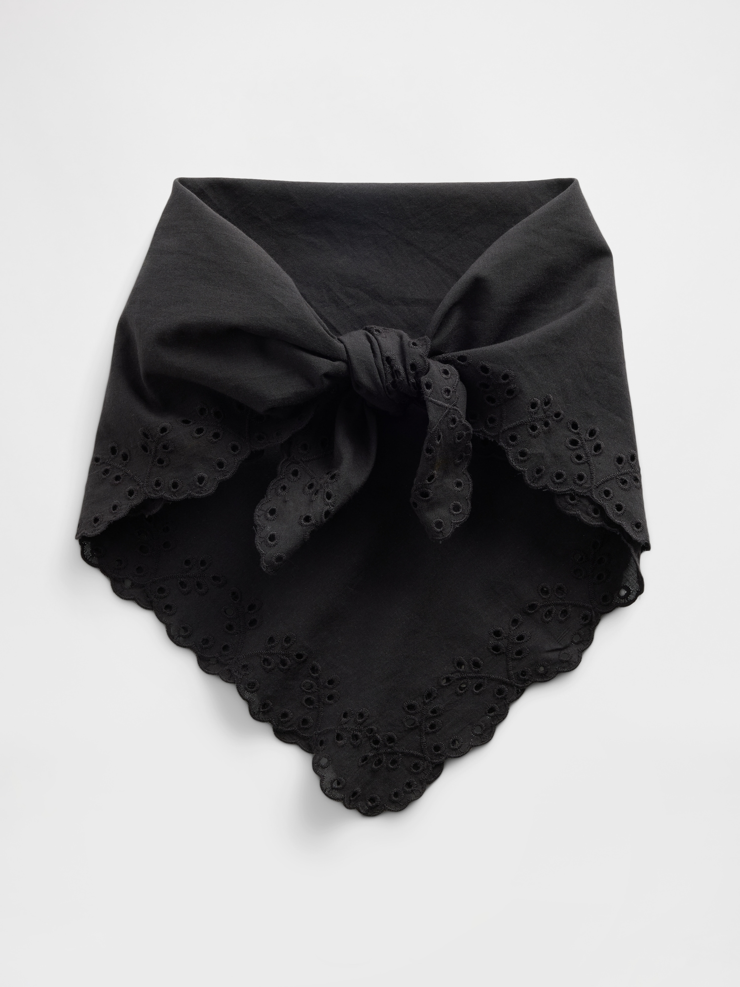 Eyelet Bandana Scarf