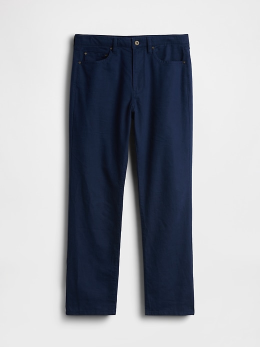 Image number 6 showing, Linen-Cotton Relaxed Straight Pants