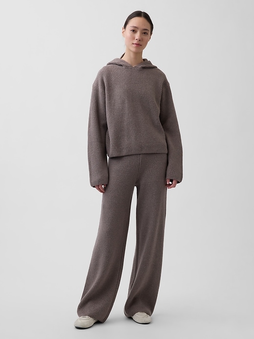 Image number 5 showing, CashSoft Oversized Shaker-Stitch Hoodie