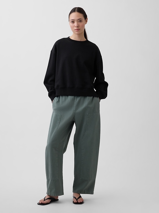 Image number 2 showing, VintageSoft Oversized Split-Hem Sweatshirt