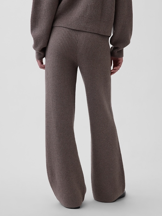 Image number 4 showing, CashSoft Shaker-Stitch Sweater Pants