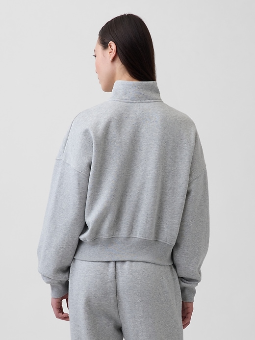 Image number 3 showing, VintageSoft Oversized Half-Zip Wedge Pullover