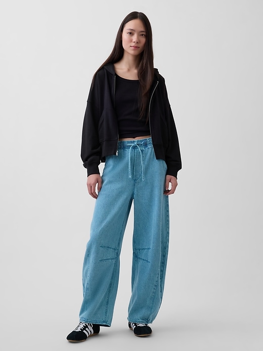 Image number 1 showing, Mid Rise UltraSoft Easy Horseshoe Jeans