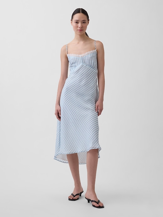 Gingham Midi Slip Dress from GAP - $99.95
