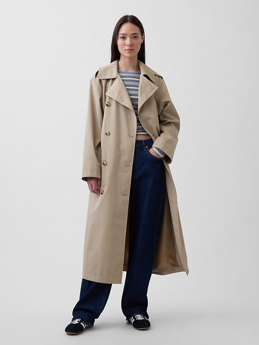 Image number 1 showing, Oversized Trench Coat