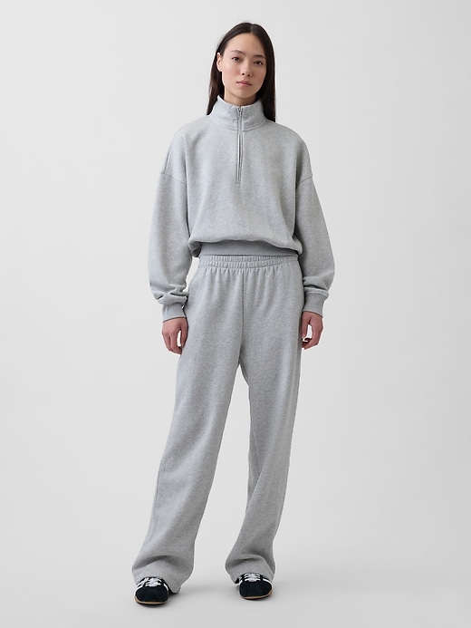 Image number 5 showing, VintageSoft Oversized Half-Zip Wedge Pullover