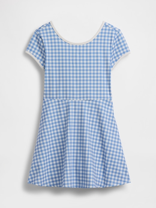 Image number 1 showing, Kids Cap-Sleeve Athletic Dress