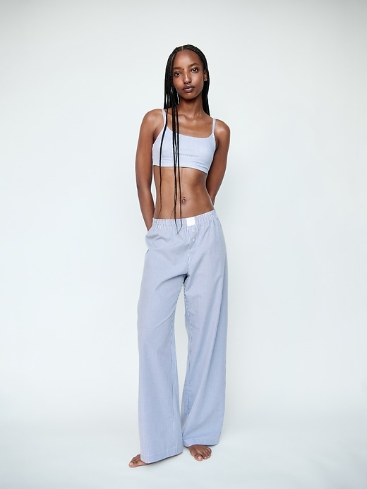 Image number 7 showing, Poplin PJ Pants
