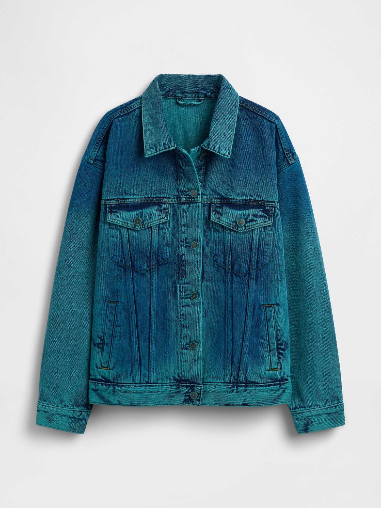 Gap × HFR Oversized Icon Denim Jacket by IGDALYAH