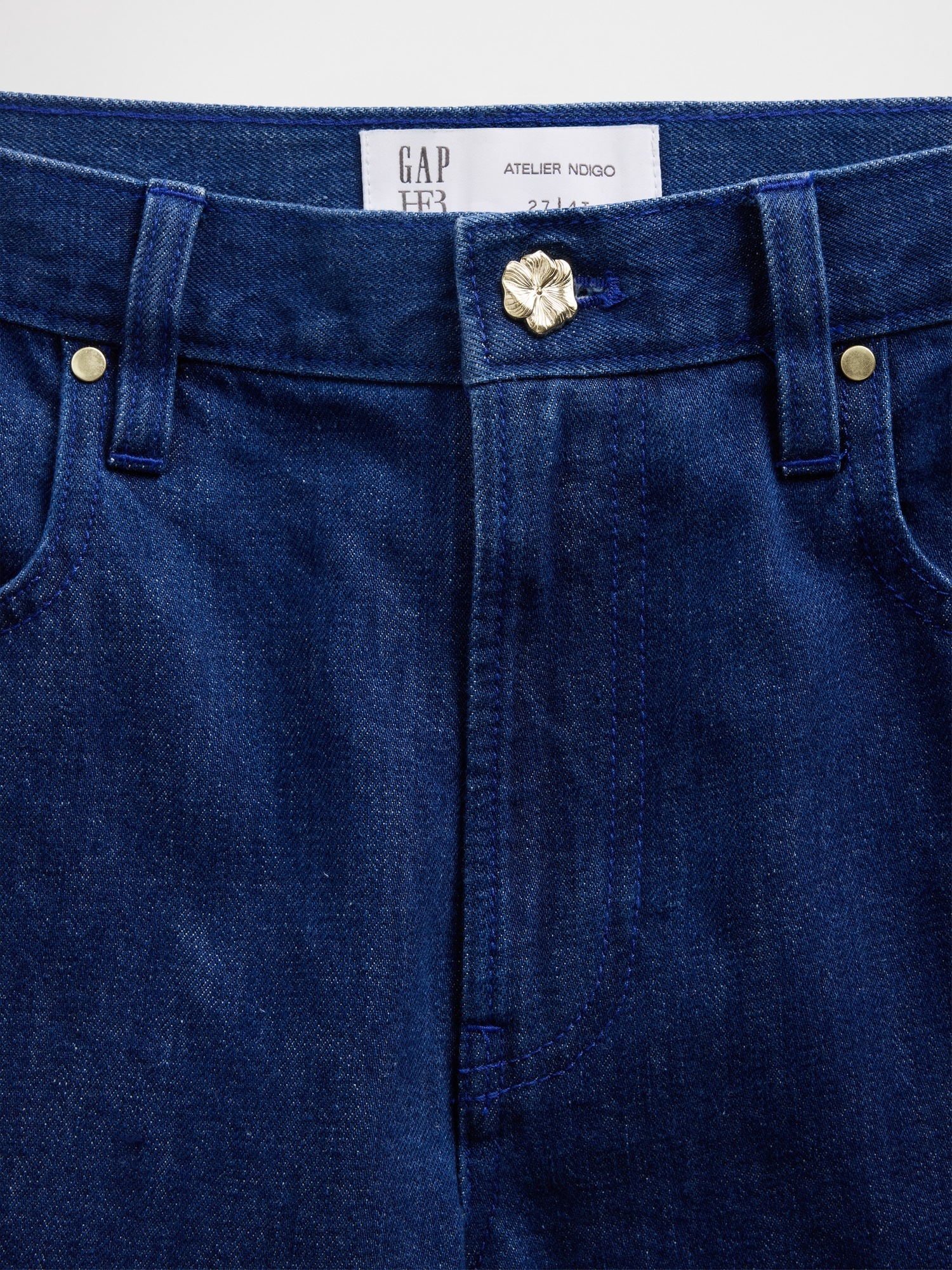 Женские джинсы Gap × HFR Low Slung Floral Extra Baggy Jeans by Atelier Ndigo — фото 6