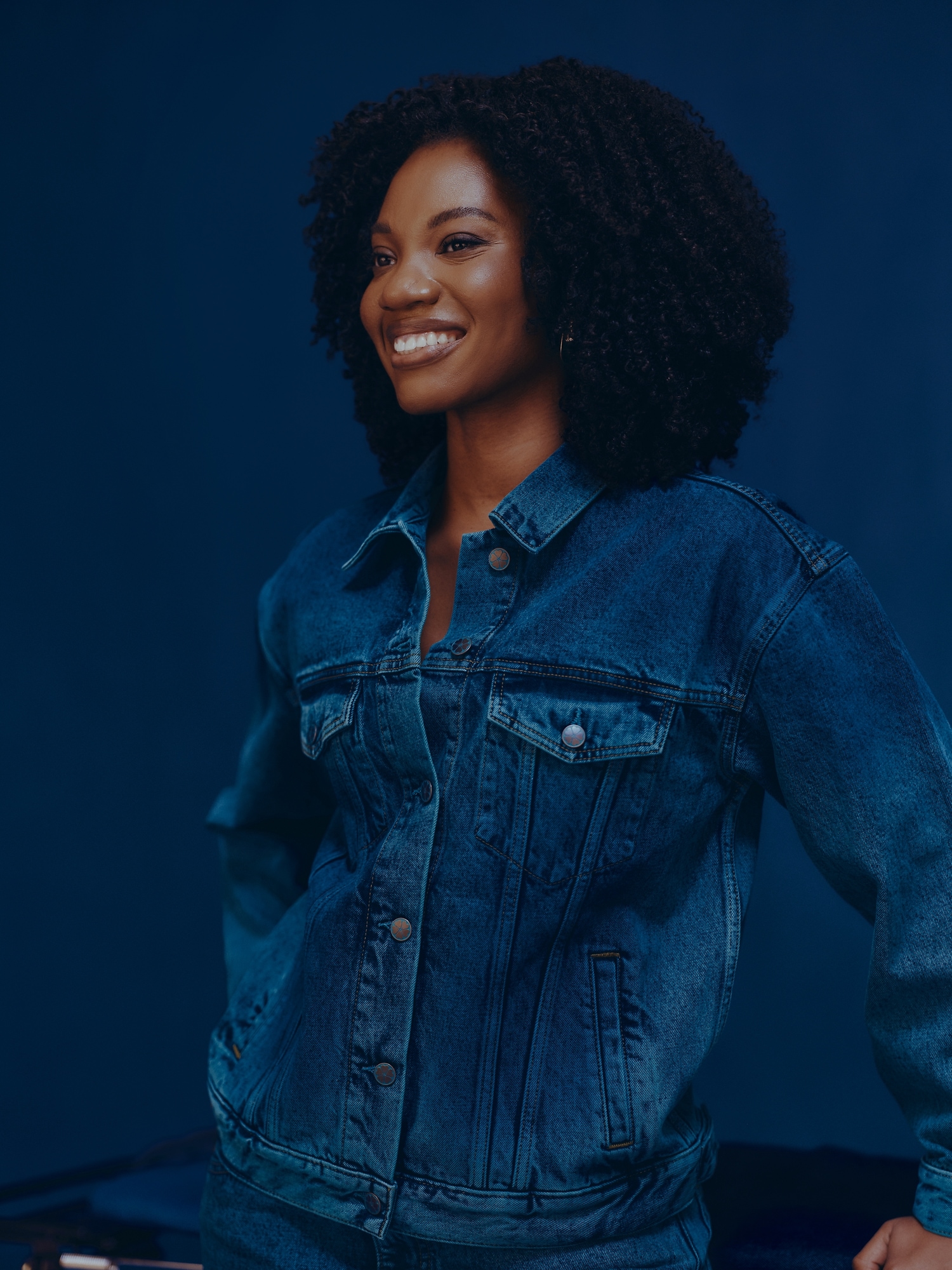 Gap × HFR Oversized Icon Denim Jacket by IGDALYAH