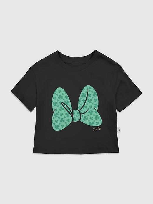 Image number 1 showing, Toddler Minnie Mouse Clover Bow Graphic T-Shirt