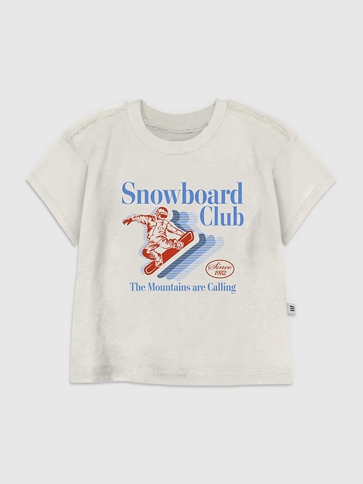 Image number 1 showing, Toddler Snowboard Club Graphic T-Shirt