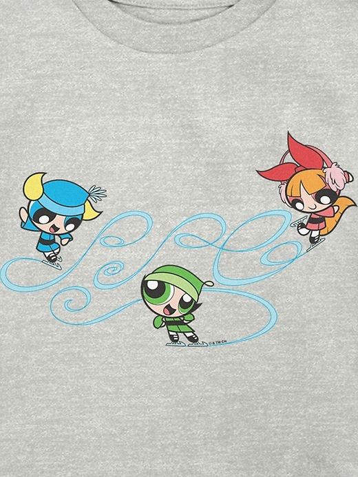 Image number 3 showing, Toddler Power Puff Girls Ice Skating Graphic T-Shirt