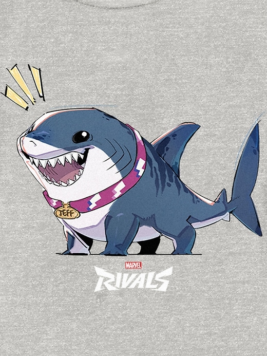 Image number 3 showing, Toddler Marvel Rivals Jeff The Shark Graphic T-Shirt