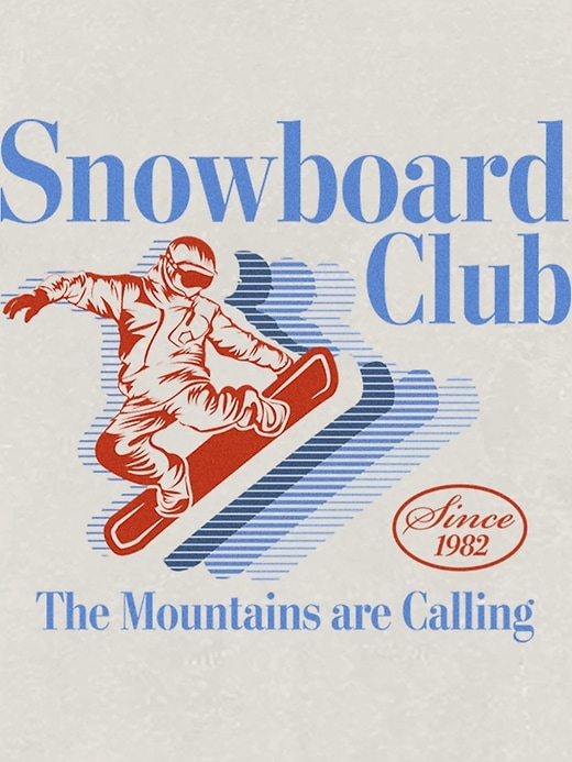 Image number 3 showing, Toddler Snowboard Club Graphic T-Shirt