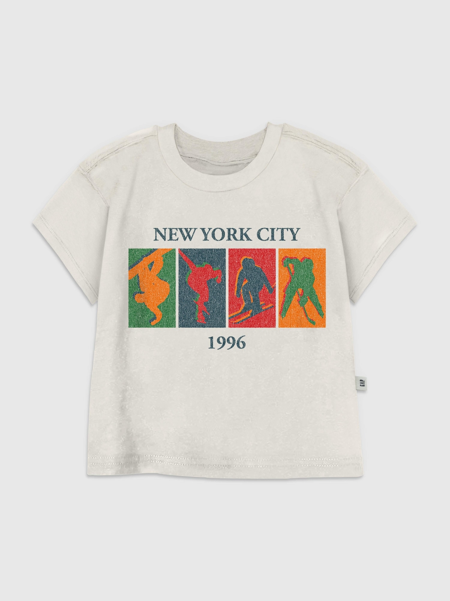 Toddler Winter Sports Vintage Graphic T-Shirt