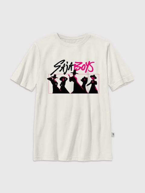 Kids K-Pop Demon Hunters Saja Boys Graphic T-Shirt