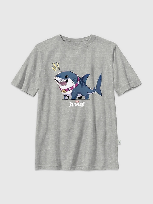 Image number 1 showing, Kids Marvel Rivals Jeff The Shark Graphic T-Shirt