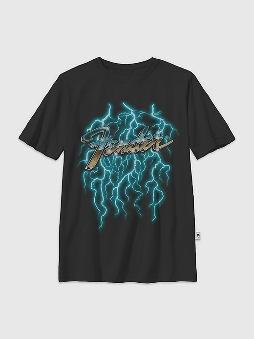 Image number 1 showing, Kids Fender Lightning Graphic T-Shirt