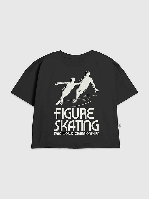 Image number 1 showing, Kids Figure Skating Graphic T-Shirt