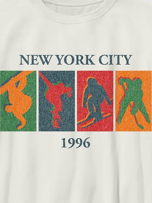 Image number 3 showing, Kids Winter Sports Vintage Graphic T-Shirt