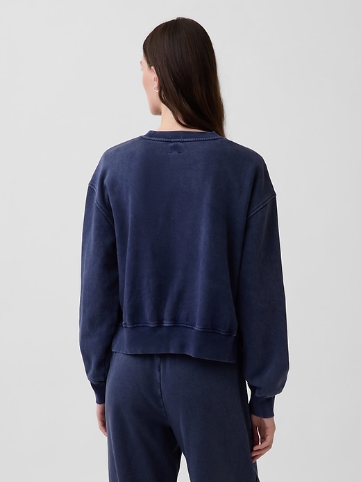 Image number 3 showing, VintageSoft Oversized Split-Hem Sweatshirt