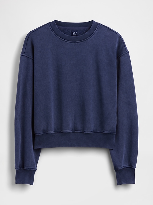 Image number 6 showing, VintageSoft Oversized Split-Hem Sweatshirt