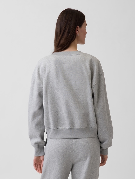 Image number 3 showing, VintageSoft Oversized V-Neck Sweatshirt