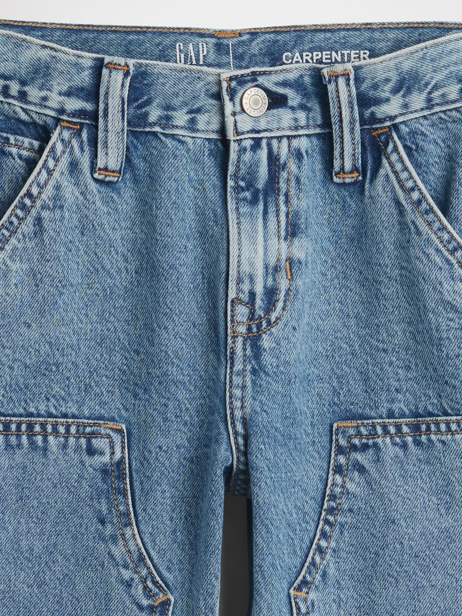 Детские джинсы Gap Kids Double-Knee Carpenter Jeans — фото 4