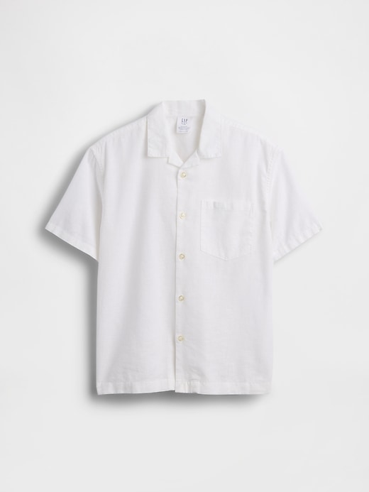 Image number 2 showing, Kids Linen-Cotton Relaxed Vacay Shirt