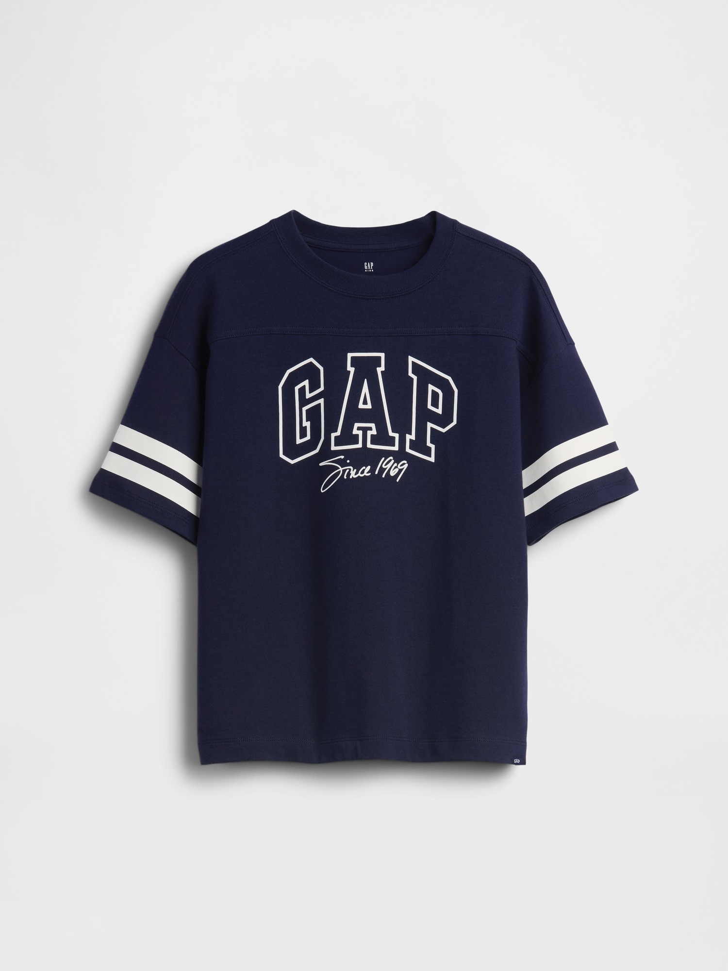 Детские футболки Gap Kids Heavyweight Oversized Logo Seam T-Shirt