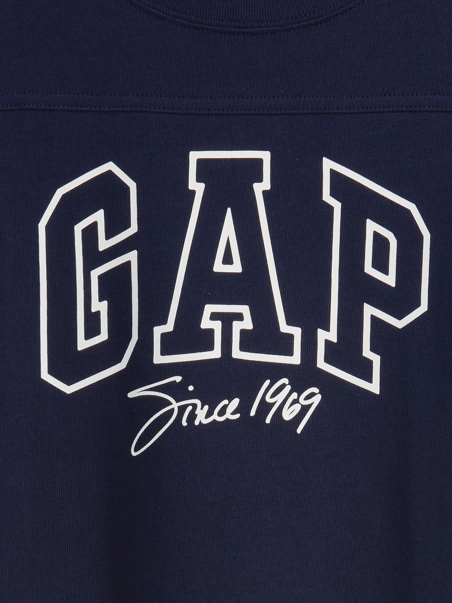 Детские футболки Gap Kids Heavyweight Oversized Logo Seam T-Shirt — фото 2