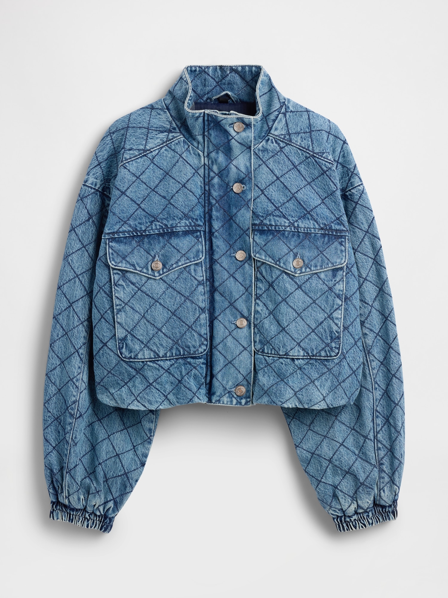 Gap × HFR Stitched Denim Bomber Jacket by LaTouché