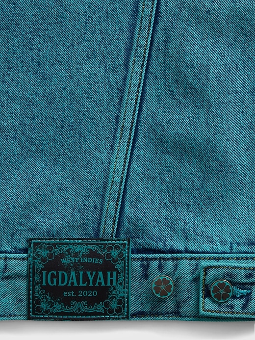 Image number 6 showing, Gap × HFR Oversized Icon Denim Jacket by IGDALYAH