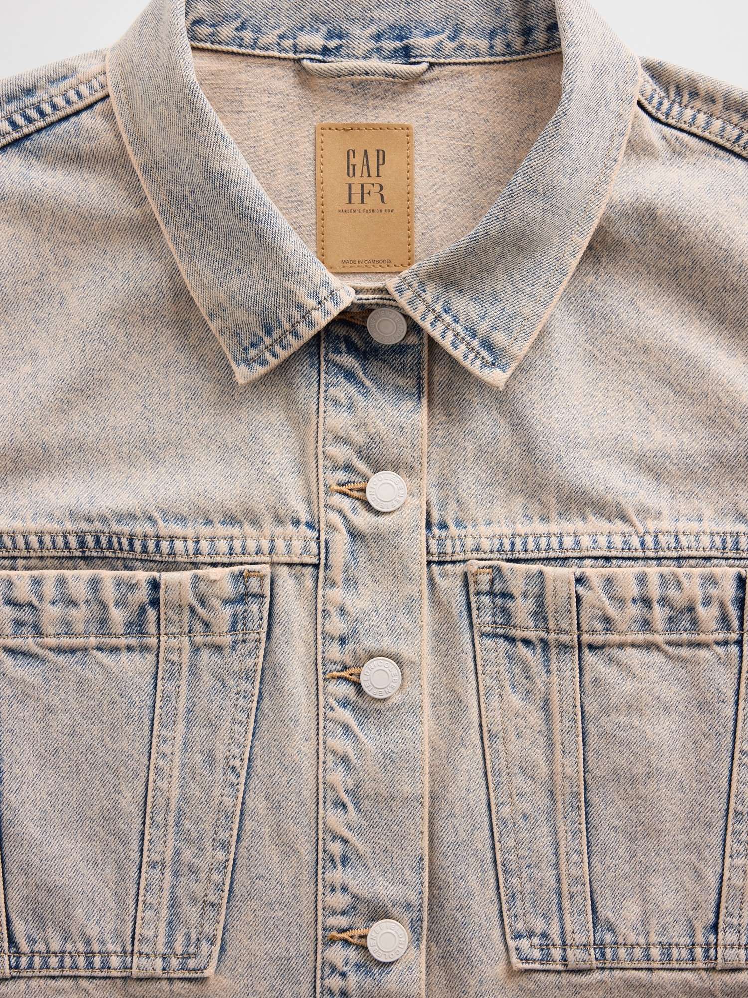 Gap × HFR Denim Oversized Vest by Nicole Benefield Portfolio
