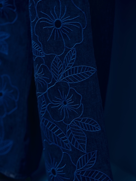 Image number 10 showing, Gap × HFR Low Slung Floral Extra Baggy Jeans by Atelier Ndigo