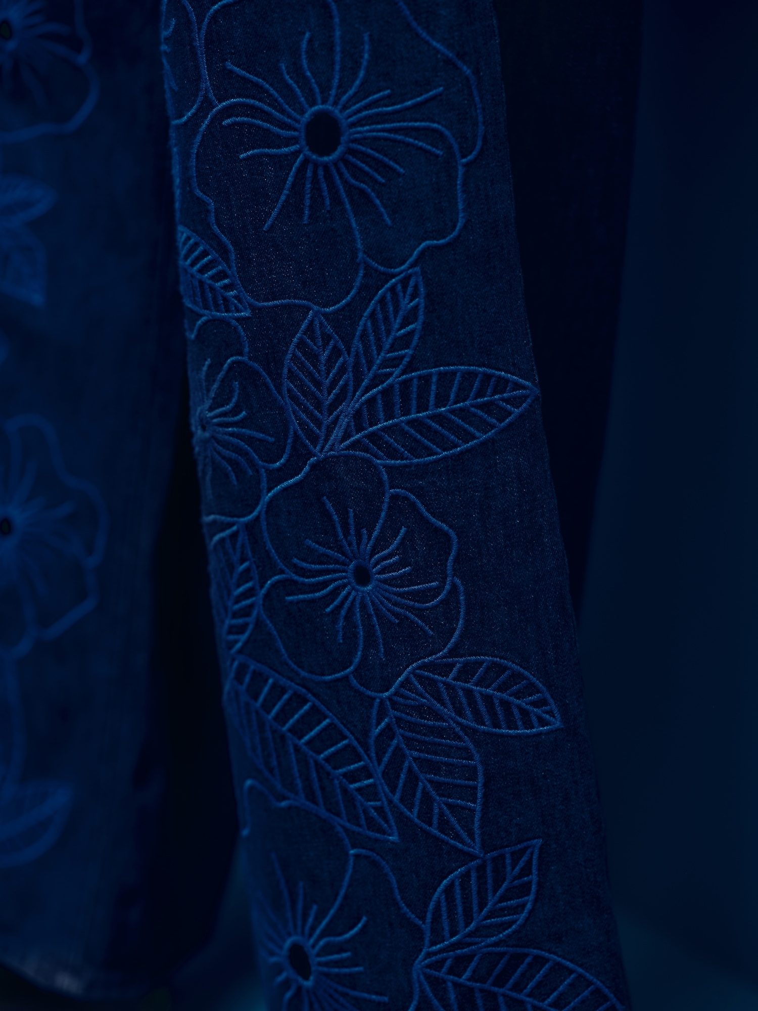 Gap × HFR Low Slung Floral Extra Baggy Jeans by Atelier Ndigo