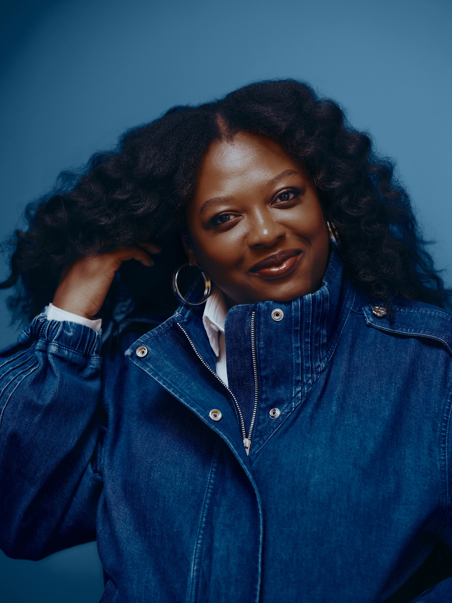 Gap × HFR Denim Pintuck Jacket by Atelier Ndigo