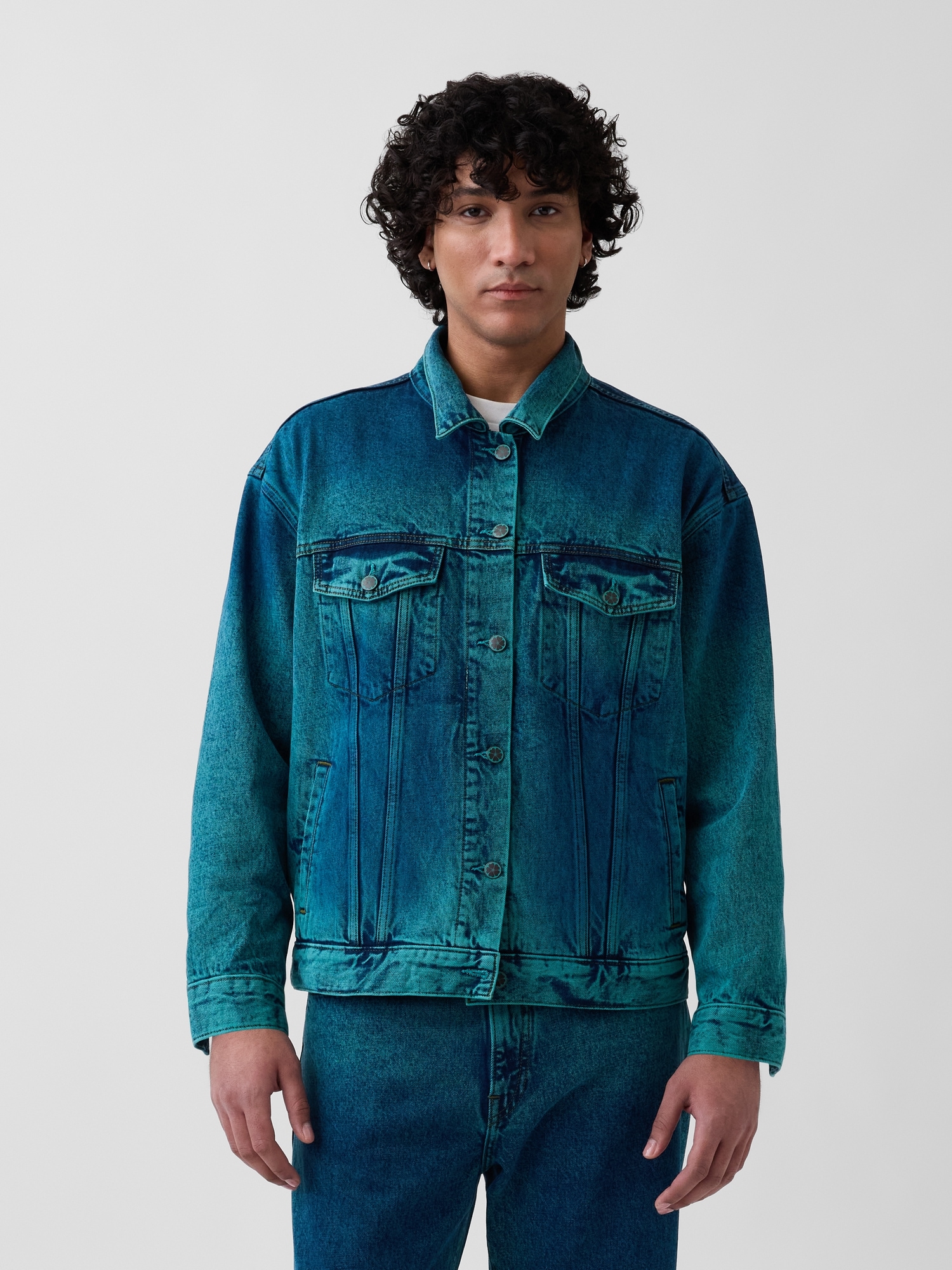 Gap × HFR Oversized Icon Denim Jacket by IGDALYAH