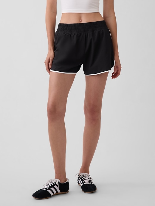 Image number 2 showing, GapFit Tech High Rise Running Shorts