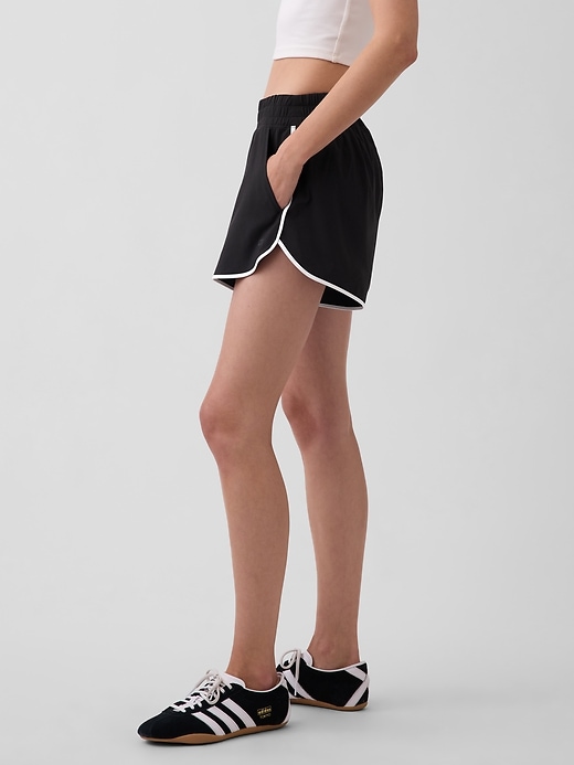 Image number 3 showing, GapFit Tech High Rise Running Shorts