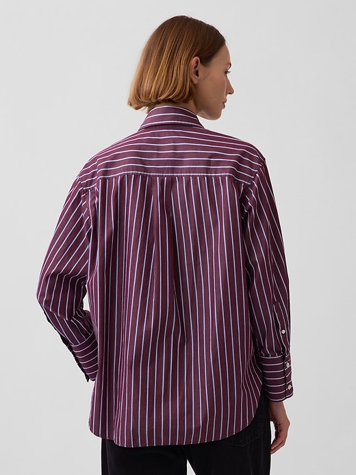 Image number 3 showing, Organic Cotton Poplin Big Shirt
