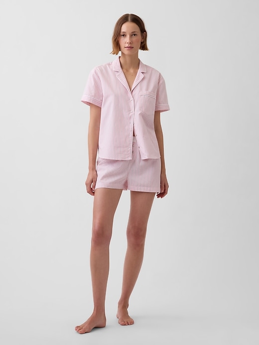 Image number 1 showing, Poplin PJ Boxer Shorts